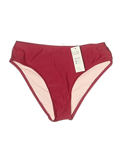Pre-owned Cupshe Swimsuit Bottoms In Burgundy
