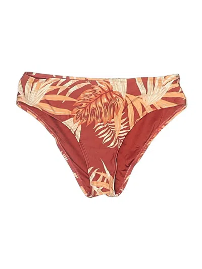Pre-owned Cupshe Swimsuit Bottoms In Burgundy