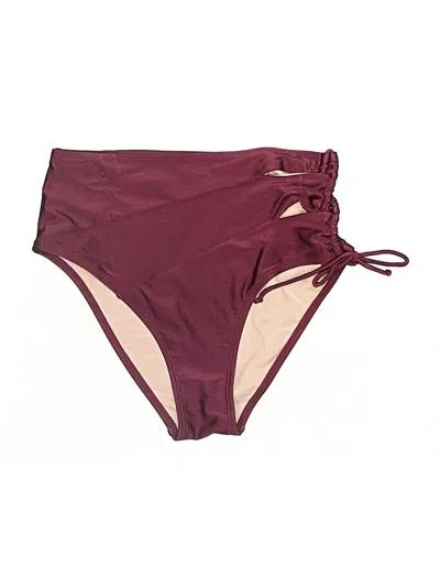 Cupshe Swimsuit Bottoms In Burgundy