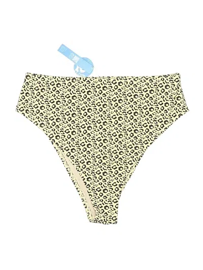 Pre-owned Cupshe Swimsuit Bottoms In Gold