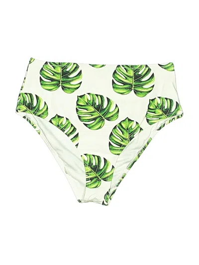 Pre-owned Cupshe Swimsuit Bottoms In Green