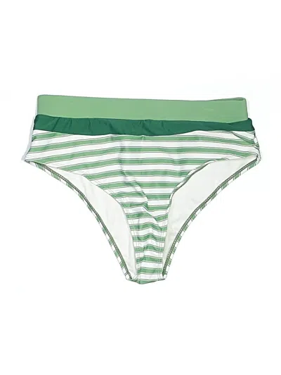 Pre-owned Cupshe Swimsuit Bottoms In Green