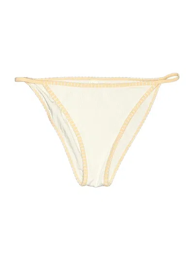 Pre-owned Cupshe Swimsuit Bottoms In Ivory
