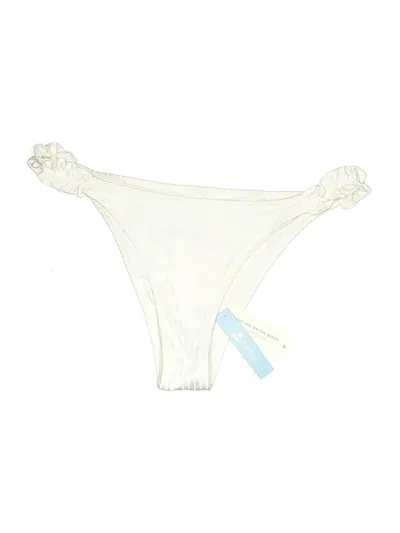 Pre-owned Cupshe Swimsuit Bottoms In Ivory