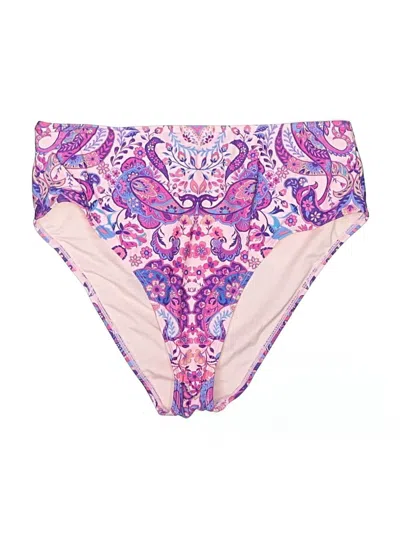 Pre-owned Cupshe Swimsuit Bottoms In Purple
