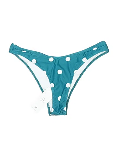 Pre-owned Cupshe Swimsuit Bottoms In Teal