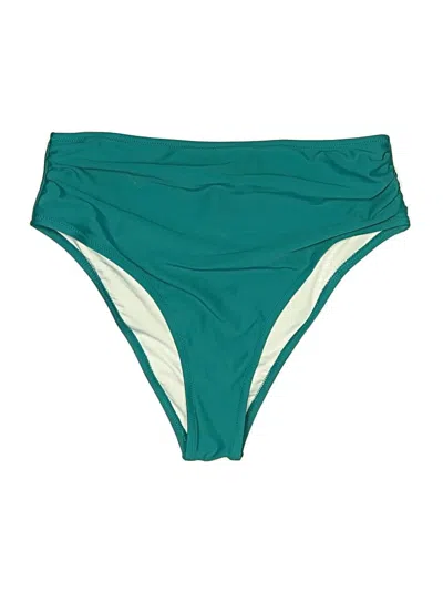 Pre-owned Cupshe Swimsuit Bottoms In Teal