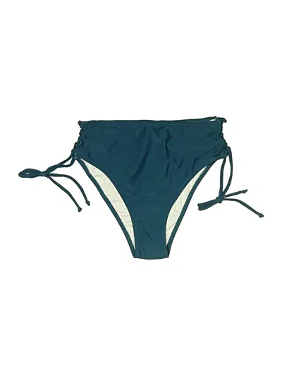 Pre-owned Cupshe Swimsuit Bottoms In Teal