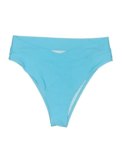 Pre-owned Cupshe Swimsuit Bottoms In Teal