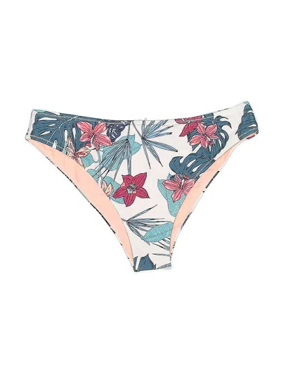 Pre-owned Cupshe Swimsuit Bottoms In White