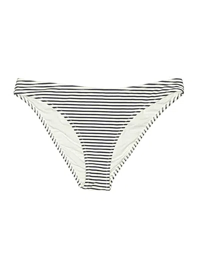 Pre-owned Cupshe Swimsuit Bottoms In White