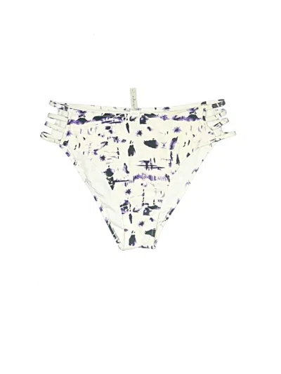 Pre-owned Cupshe Swimsuit Bottoms In White