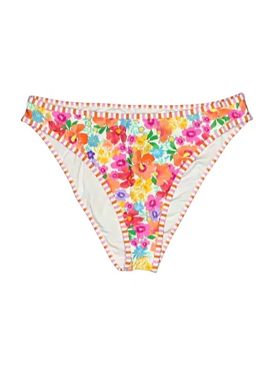 Pre-owned Cupshe Swimsuit Bottoms In White