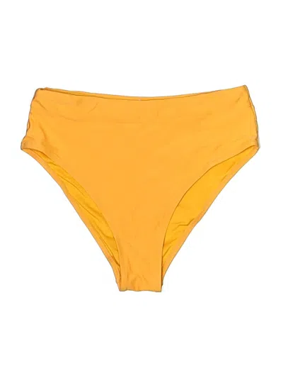 Pre-owned Cupshe Swimsuit Bottoms In Yellow