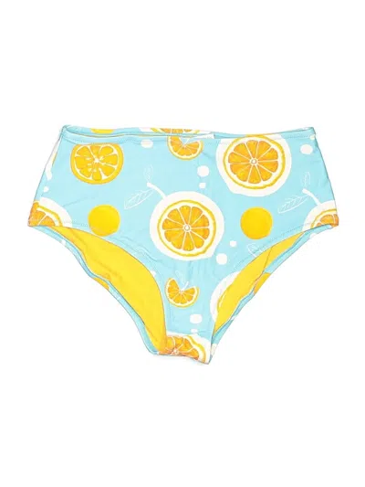 Pre-owned Cupshe Swimsuit Bottoms In Yellow