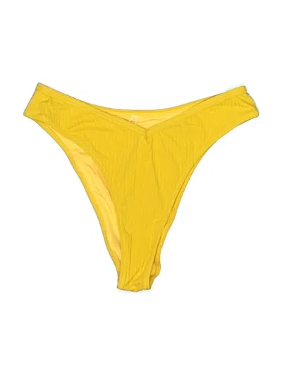 Pre-owned Cupshe Swimsuit Bottoms In Yellow