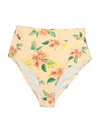 Pre-owned Cupshe Swimsuit Bottoms In Yellow