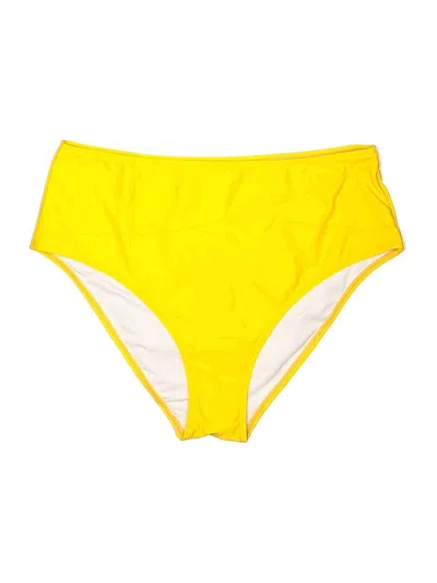 Pre-owned Cupshe Swimsuit Bottoms In Yellow