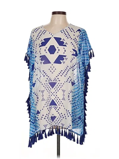 Pre-owned Cupshe Swimsuit Cover Up In Blue