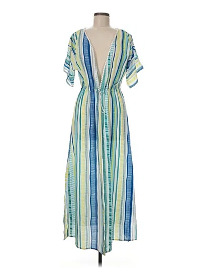 Pre-owned Cupshe Swimsuit Cover Up In Blue