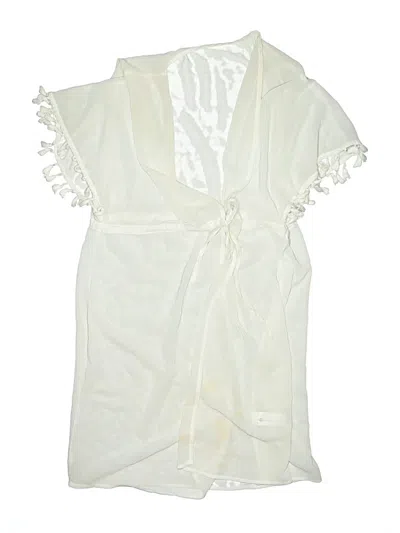 Pre-owned Cupshe Swimsuit Cover Up In Ivory