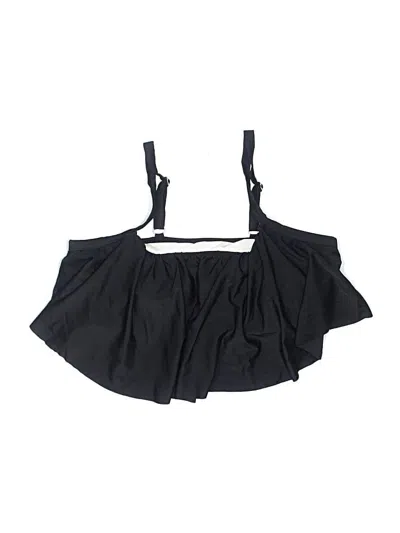 Pre-owned Cupshe Swimsuit Top Black Swimwear