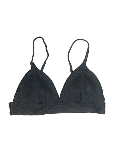 Pre-owned Cupshe Swimsuit Top Black Swimwear