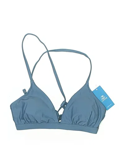 Pre-owned Cupshe Swimsuit Top Blue Swimwear