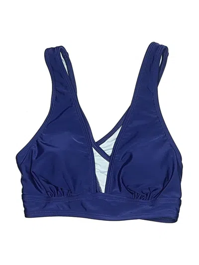 Pre-owned Cupshe Swimsuit Top Blue Swimwear