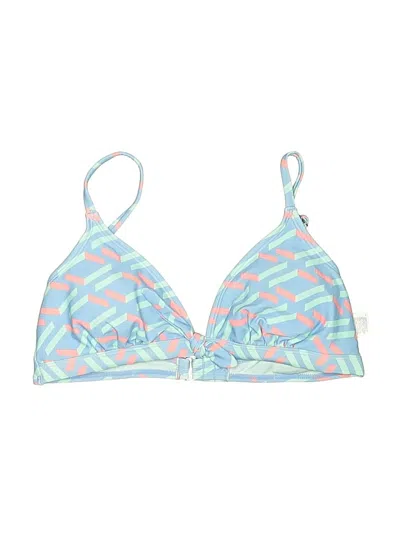 Pre-owned Cupshe Swimsuit Top Blue Swimwear
