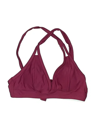 Cupshe Swimsuit Top Burgundy Swimwear In Red