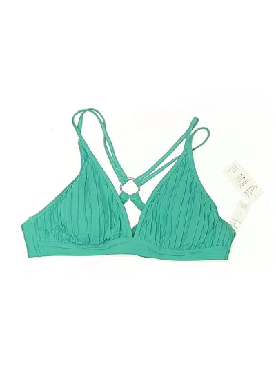 Pre-owned Cupshe Swimsuit Top Green Swimwear