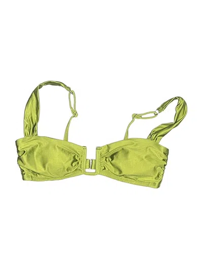 Pre-owned Cupshe Swimsuit Top Green Swimwear