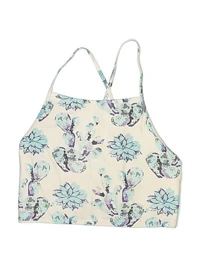 Pre-owned Cupshe Swimsuit Top Ivory Swimwear