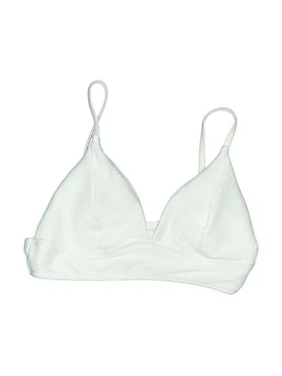 Pre-owned Cupshe Swimsuit Top Ivory Swimwear