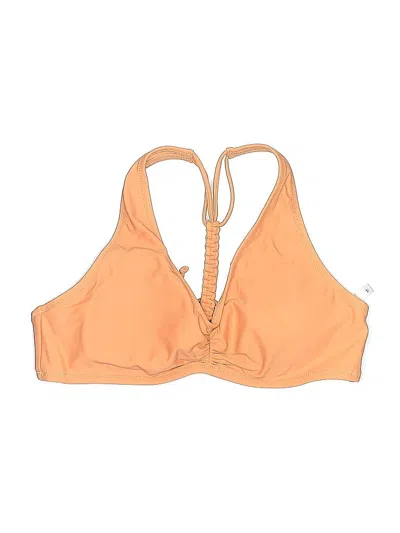 Pre-owned Cupshe Swimsuit Top Orange Swimwear