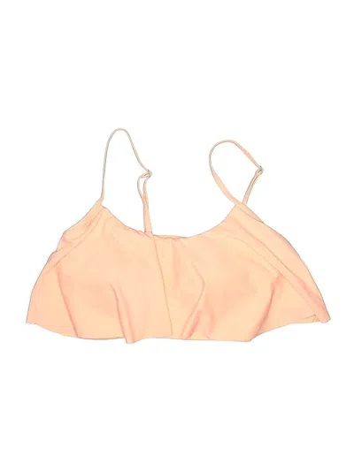 Pre-owned Cupshe Swimsuit Top Orange Swimwear