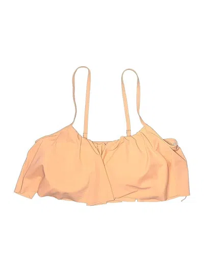 Pre-owned Cupshe Swimsuit Top Orange Swimwear
