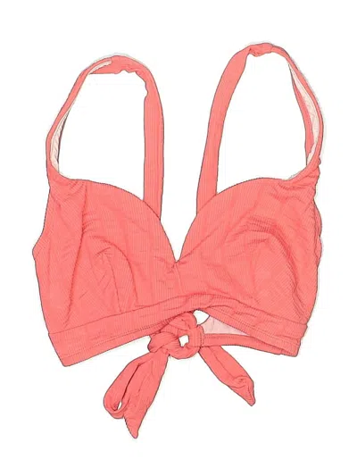 Pre-owned Cupshe Swimsuit Top Pink Swimwear