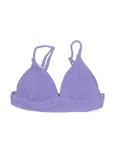 Pre-owned Cupshe Swimsuit Top Purple Swimwear