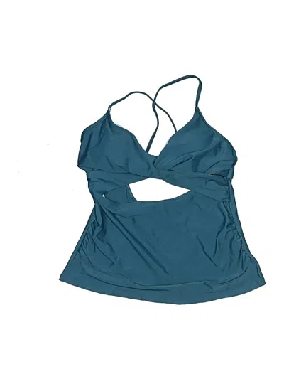 Pre-owned Cupshe Swimsuit Top Teal Swimwear