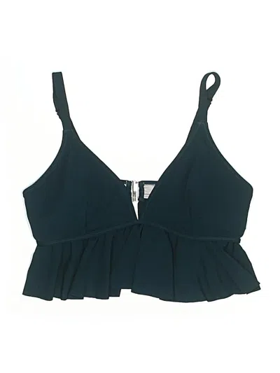 Pre-owned Cupshe Swimsuit Top Teal Swimwear In Blue