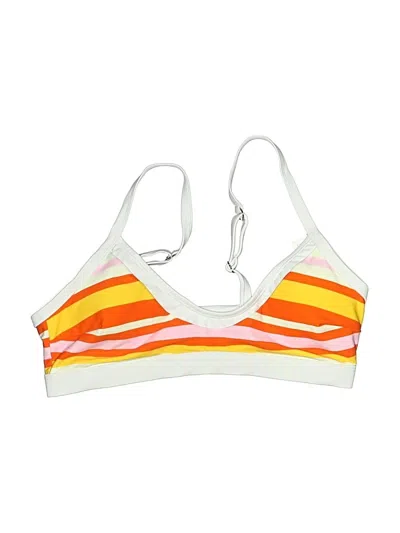 Pre-owned Cupshe Swimsuit Top White Swimwear