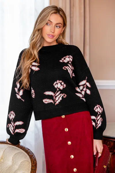 Cupshe Thorns & All Floral Sweater