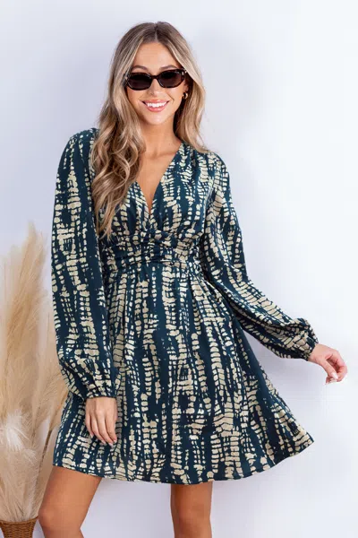 Cupshe Tie-dye Printed Mini Dress