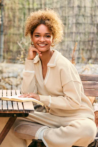 Cupshe Toasted Almond Khaki Sweater In Neutral
