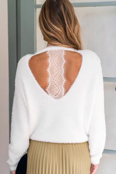 Cupshe Too Cozy White Sweater