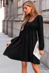 Cupshe Tried & True Black Mini Dress In Black