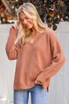 Cupshe True North Neutral Sweater In Brown
