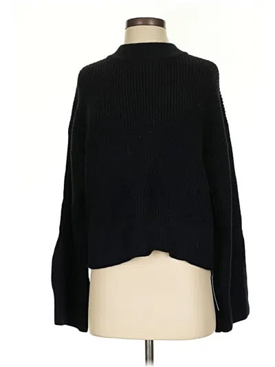 Pre-owned Cupshe Turtleneck Sweater In Black